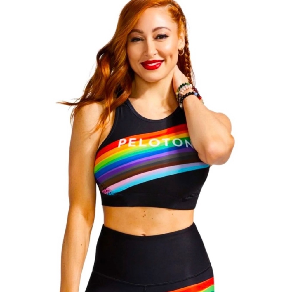 Peloton Pride High Neck Bra